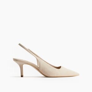 H&M beige slingback heels
